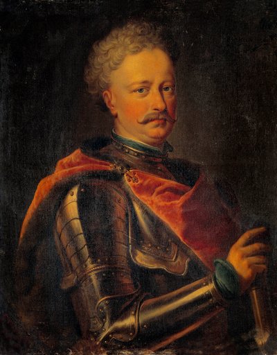 صورة جون الثالث سوبيسكي (1629-1696) ملك بولندا لوحة مجهولة. القرن السابع عشر الشمس. 0،81x0،64 م بواسطة مجهول مجهول