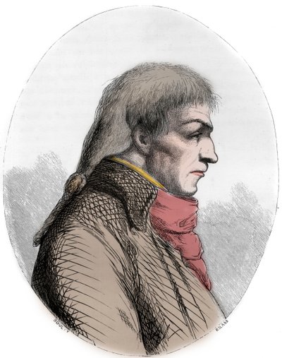 صورة لجوزيف لوبون (1765-95) سياسي فرنسي - صورة لجوزلين فرانسوا جوزيف لوبون (1765-1795) ، ثوري فرنسي - نقش من عام 1863 في "الكتاب الأحمر - هيستوار دي ليتشافود في فرنسا" لدوبراي دي لا ماهري - مجموعة خاصة بواسطة مجهول مجهول