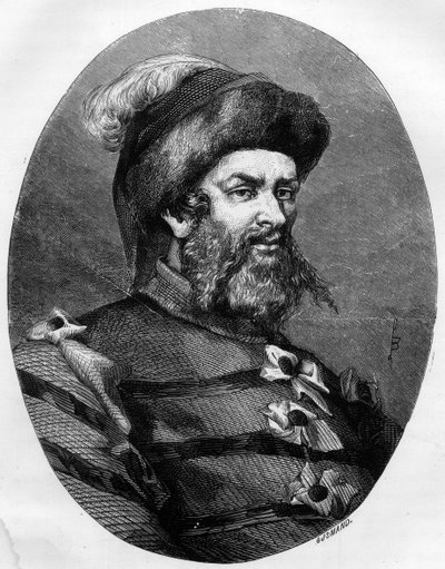 صورة فيليب جيليري (غويليري) (1566-1608) عميد فرنسي - نقش ليون بيلي عام 1863 في "" Le Livre Rouge - Histoire De L'echafaud en France "" لـ Dupray de La Maherie - مجموعة خاصة بواسطة مجهول مجهول