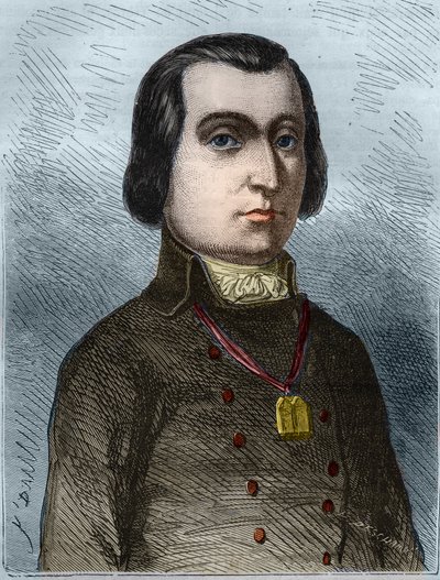 صورة لبيير جوزيف كامبون (1756-1820) نقيب على قماش ، مندوب هيرولت في المؤتمر الوطني. نقش من عام 1866 في "Histoire de la Revolution francaise" لأدولف تيير. مجموعة خاصة. بواسطة مجهول مجهول