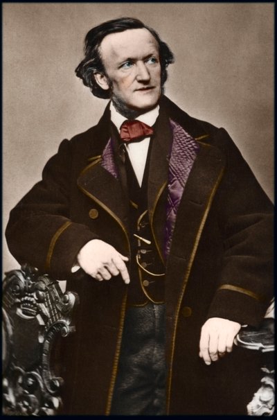 صورة للمؤلف الموسيقي ريتشارد فاغنر (1813-1883) - صورة ريتشارد فاغنر (1813-1883) ، الملحن الألماني. بواسطة مجهول مجهول