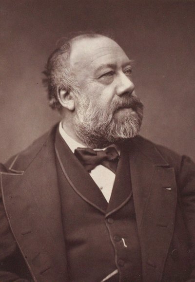 صورة شخصية لـ Chansonnier Gustave Nadaud (1820-1893) ، مجهول. صور الألبومين. مجموعة خاصة بواسطة مجهول مجهول