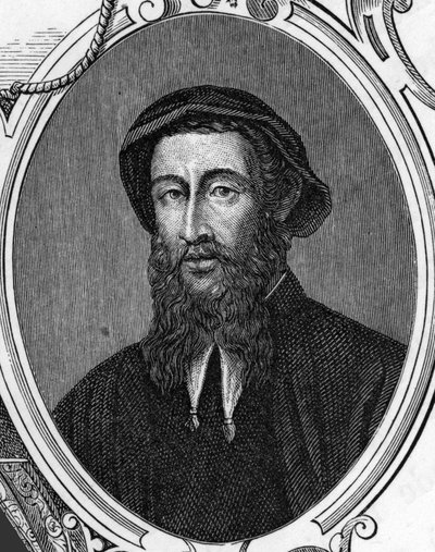صورة للرسام الإيطالي جيوفاني أنطونيو دي ساكشيس تسمى بوردينوني (1483-1539). نقش 1859 في "" صالات عرض أوروبا - إيطاليا "لأرمندود. مجموعة خاصة. بواسطة مجهول مجهول