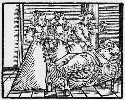 Somnic malefice - "" Compendium Maleficarum "" ، يتعامل مع السحرة وأشرارهم وأتباعهم من قبل Francesco Maria Guazzo أو Guaccio أو Guaccius (15 ؟؟ -16 ؟؟) 1608 Private Collection بواسطة مجهول مجهول