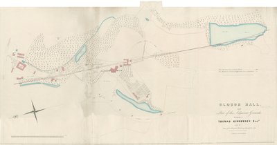 Talke - Clough Hall: الطباعة الحجرية ، بدون تاريخ [1751-1819] (مطبوعة) بواسطة مجهول مجهول