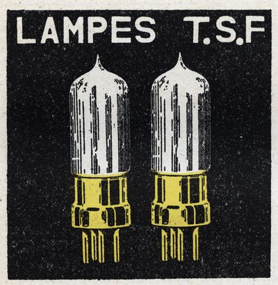 TSF: مصابيح TSF Anonymous Illustration لعام 1925. مجموعة خاصة. بواسطة مجهول مجهول