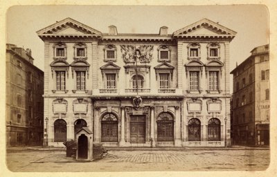 مدينة مرسيليا ومحيطها حوالي 1885-1890: دار البلدية ، مجموعة خاصة بواسطة مجهول مجهول