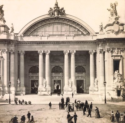 المعرض العالمي لعام 1900 - المعرض العالمي لعام 1900 في باريس: مدخل القصر الكبير - مجموعة خاصة بواسطة مجهول مجهول