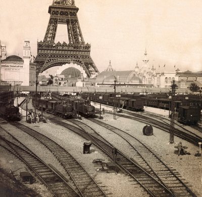 المعرض العالمي لعام 1900 - المعرض العالمي لعام 1900 في باريس: La gare du Champs de Mars - مجموعة خاصة بواسطة مجهول مجهول