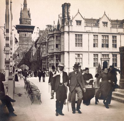 المعرض العالمي لعام 1900 - المعرض العالمي لعام 1900 في باريس: La rue des Nations - مجموعة خاصة بواسطة مجهول مجهول