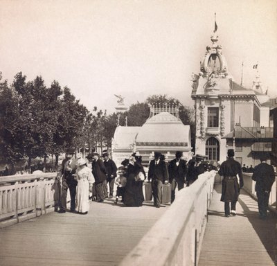 المعرض العالمي لعام 1900 - المعرض العالمي لعام 1900 في باريس: Passerelle des Invalides - مجموعة خاصة بواسطة مجهول مجهول
