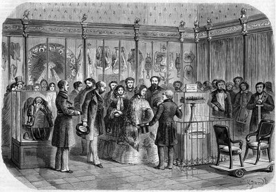 زيارة ملكة هولندا صوفي دي فورتمبيرغ (1818-1879) إلى باريس بواسطة مجهول مجهول
