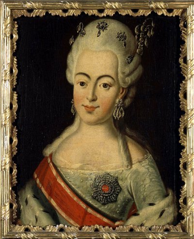 فيلهلمين لويز من هيس دارمشتات (1755-1776) - دوقة روسيا الكبرى تحت اسم ناتاليا أليكسييفنا - صورة لدوقة روسيا الكبرى ناتاليا أليكسييفنا ، الأميرة فيلهيلمينا لويزا من هيس-دارمشتات بقلم مجهول بواسطة مجهول مجهول
