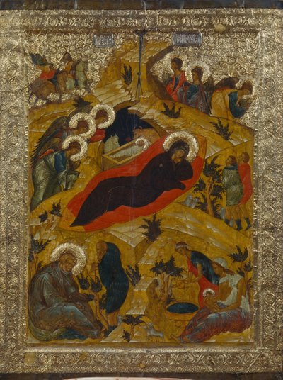 الميلاد ، 1497 بواسطة رسام أيقونات روسي مجهول
