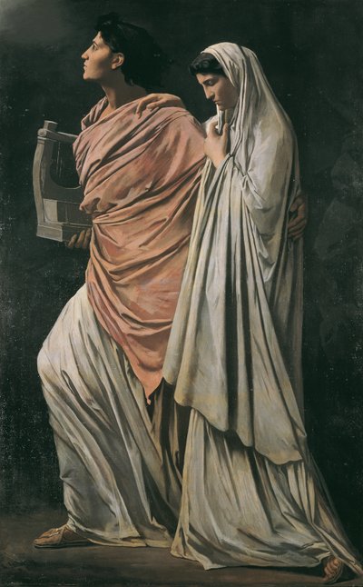 أورفيوس ويوريديس بواسطة Anselm Feuerbach