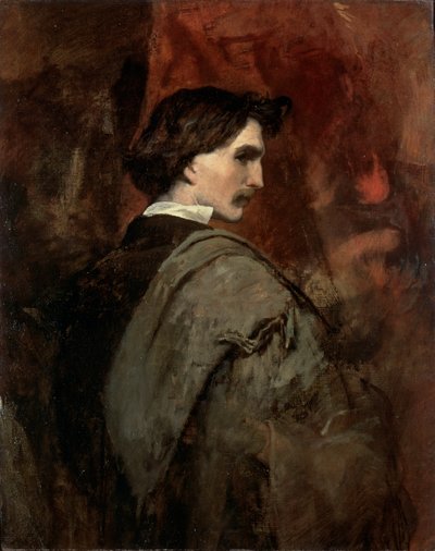صورة ذاتية ، c1854-c1858 بواسطة Anselm Friedrich Feuerbach
