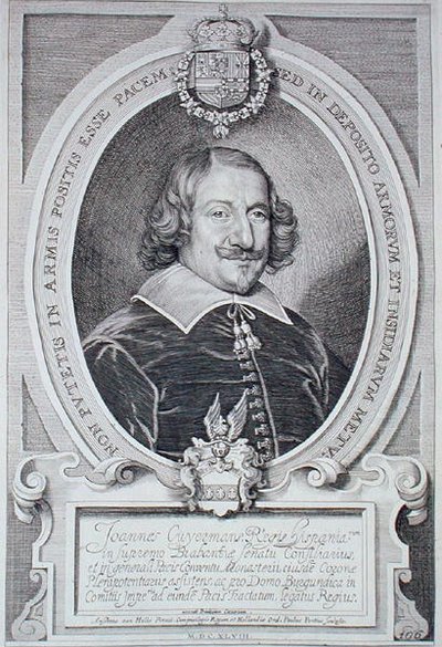 يوهان كويرمانس ، من "Portraits des Hommes Illustres" ، نقش بواسطة Paulus Pontius (1603-1605) نشر 1706 (نقش) بواسطة أنسيلموس فان (بعد) هول