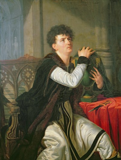 صورة فرانسوا جوزيف تالما (1763-1826) مثل هاملت بواسطة Anthelme Francois Lagrenee