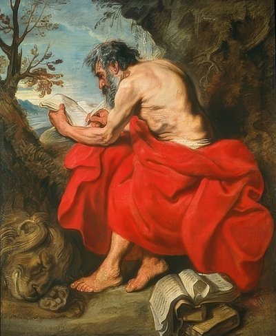 القديس جيروم. حوالي 1615-16 بواسطة أنتوني فان ديك
