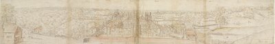 قصر أوتلاندز من الجنوب ، 1559. فيرسو: قصر ريتشموند وسقوف أواتلاندز ، 1559 بواسطة Anthonis van den Wyngaerde