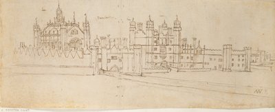 The Chapel and Gatehouse of Hampton Court Palace ، c1550-1560 بواسطة Anthonis van den Wyngaerde