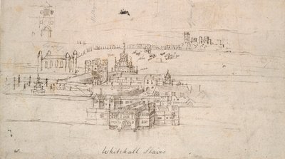 برج لندن 1550-1560 بواسطة Anthonis van den Wyngaerde