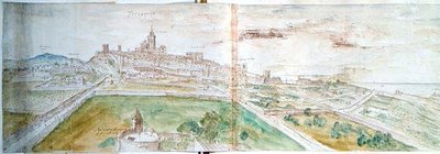 منظر تاراغونا بواسطة Anthonis van den Wyngaerde
