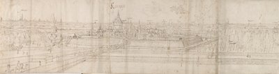 منظر لقصر كانتكروي بالقرب من أنتويرب والريف المحيط بها ، 1557-58 بواسطة Anthonis van den Wyngaerde