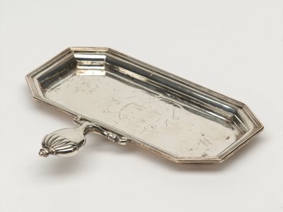 صينية شموع الشموع ، لوحة الذخائر ، c.1696 (صينية ، snuffer) بواسطة أنتوني نيلمي