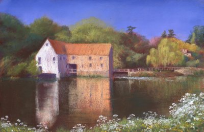 Springtime at the Mill، 2004 (باستيل على ورق) بواسطة حكم أنتوني