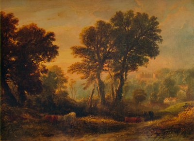 قلعة دونستر: الغروب ، c1850 ، 1935 بواسطة أنتوني فانديك كوبلي فيلدينغ