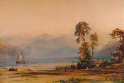 منظر ل Snowdon من Tremadoc ، c1842 ، 1935 بواسطة أنتوني فانديك كوبلي فيلدينغ