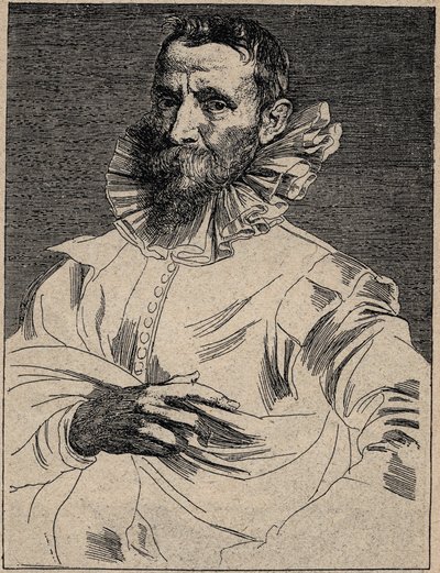 جان بروغيل الأكبر (أو العين ، المعروفة باسم Brueghel de Velours) (1568-1625) - جان بروغيل الأكبر - نقش على اسم أنتوني فان ديك بواسطة أنتوني فان (بعد) ديك