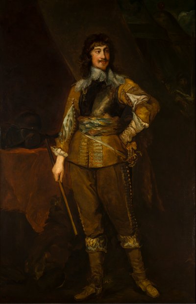 صورة ماونت جوي بلونت ، إيرل نيوبورت الأول (1597-1666) ، حوالي 1619-41 (زيت على قماش) بواسطة أنتوني فان (بعد) ديك