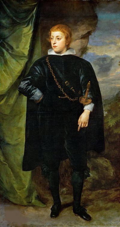 كارلو إيمانويل ديستي ، ماركيز بورجومانيرو 1622-1695 ، ج. 1635. بواسطة أنتوني فان ديك