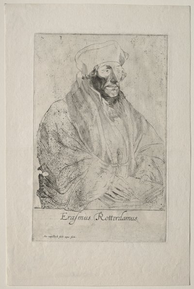 Desiderius Erasmus من روتردام. بواسطة أنتوني فان ديك
