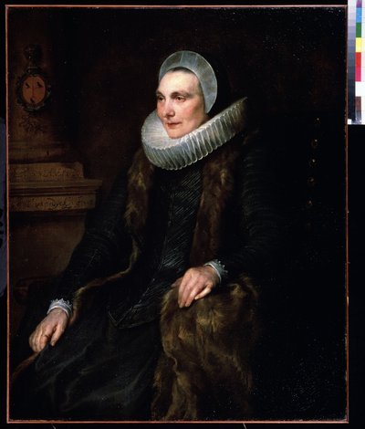 بورتريه دي ماريا بوسشارت (1605-1664) (صورة ماريا بوشارت). بينتور دي أنطوان (أنتونيس ، أنتوني ، أنطون أو أنطون) فان ديك (1599-1641) بواسطة أنتوني فان ديك