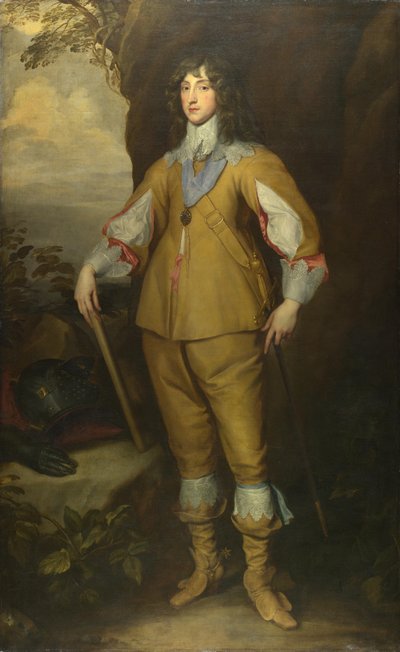 صورة تشارلز الأول لويس 1617-1680 ، ناخب بالاتين ، حوالي 1637 بواسطة أنتوني فان ، ديك