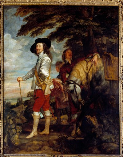 صورة لتشارلز الأول ستيوارت (1600 - 1649) ، ملك إنجلترا ، الصيد. رسم أنطون فان ديك (1599-1641) ، المدرسة الفلمنكية بواسطة أنتوني فان ديك