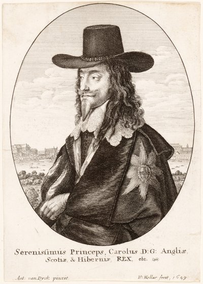 صورة لتشارلز الأول ، حانة. 1649 بواسطة أنتوني فان ديك