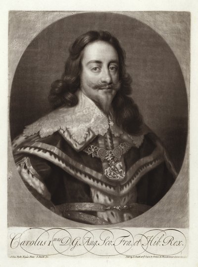 صورة للملك تشارلز الأول بواسطة Anthony van Dyck