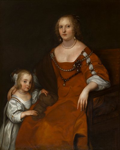صورة لمارجريت هوارد ، كونتيسة كارلايل (1618-1664) والسيدة ديانا راسل ، التي أصبحت ليدي ألينجتون (1652-1701) ، حوالي 1654-53 (زيت على قماش) بواسطة أنتوني فان ديك