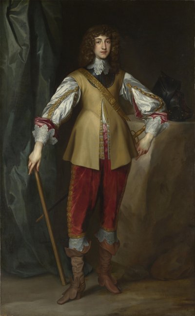 صورة للأمير روبرت من نهر الراين 1619-1682 ، دوق كمبرلاند ، حوالي 1637 بواسطة أنتوني فان ، ديك