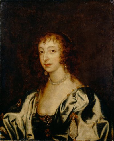 صورة الملكة هنرييتا ماريا الفرنسية 1609-1669 ، 1666 بواسطة أنتوني فان ديك