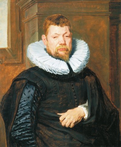 صورة لرجل ملتح ، c1616 (زيت على لوح بلوط) بواسطة Anthony van Dyck