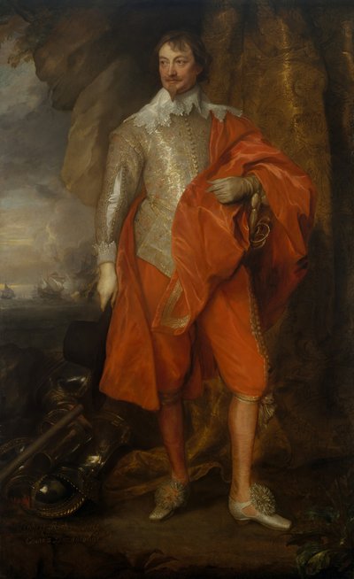 روبرت ريتش 1587-1658 ، إيرل وارويك الثاني ، كاليفورنيا. 1632 - 35. بواسطة أنتوني فان ديك