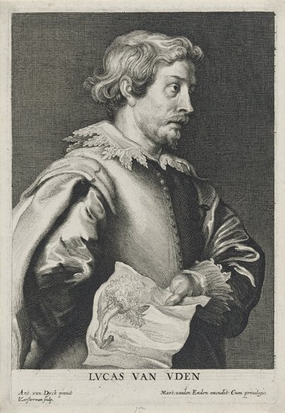 Lucas van Uden ، 1630-1640 النقش بواسطة Lucus Vorsterman (1595-1675) (النقش مع النقش على ورق مسدود) بواسطة أنتوني فان بعد ديك