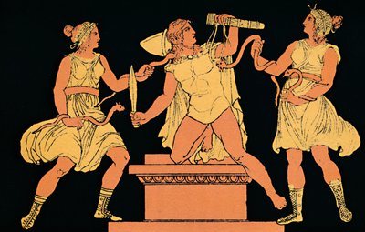 "Orestes Pursued by Furies" ، ١٨٨٠. بواسطة العتيقة