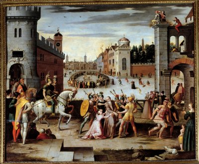 اعتقال وتعذيب توماس مور (1478-1535) الفيلسوف والمستشار الإنجليزي. طالب الملك هنري الثامن الكهنة وتوماس مور ، ثم غيرهم من العلمانيين ، بقسم الاعتراف بالتفوق الروحي للملك. أكثر ، رفض القيام بذلك ، تم سجنه في السحب بواسطة أنطوان (من أتباع) كارون