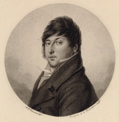 صورة للمؤلف رودولف كروتزر 1766-1831. بواسطة أنطوان أكيل بورجوا دي لا رتشديري